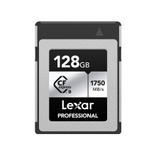 Lexar Professional SILVER Series 128GB CFexpress Card, Type B CFe Card up to 1750MB/s Read, CF Card Adopt PCIe Gen3x2, CF Memory Card Compatible with