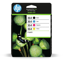 HP 364 CMYK Ink Cartridge Combo 4-Pack Standard Capacity
