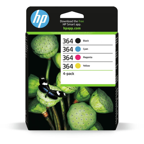 HP HP 364 CMYK Ink Cartridge Combo 4-Pack Standard Capacity