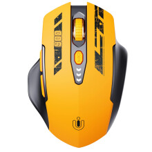 Uineer Wireless Bluetooth Mouse, Tri-Mode BT 5.0/4.0 & 2.4GHz, Rechargeable Ergonomic Multi-Device Mouse, Silent Mouse with 4 Adjustable DPI for Lapt