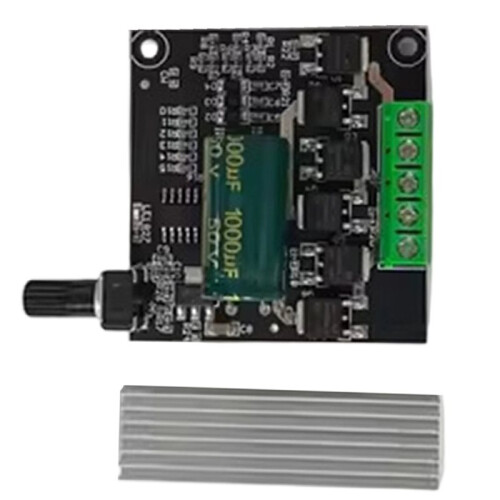 500W High-Power Brushless Motor Speed Control Board 12-30V 30A, Potentiometer PWM Controller Module