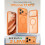 Translucent Orange Phone Case for iPhone 17 Pro 6.3 Inch Shockproof Scratch Resistant Protective Cover 5