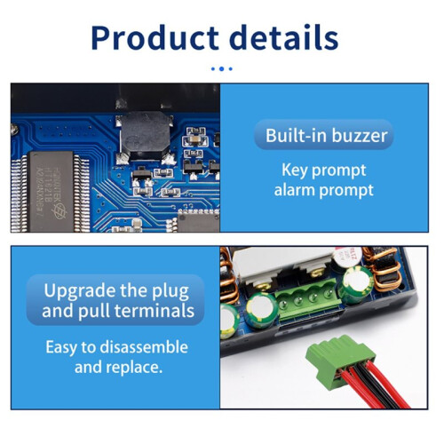 120W Buck Boost Converter Adjustable Regulated Power Supply Module Constant Voltage Constant Current Solar Charging Step 1