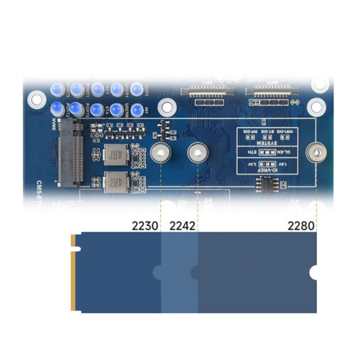 Gigabit/2.5G Dual Ethernet Multi‑Function Expansion Board for Raspberry Pi CM5 RS485 4G Network Interface Carrier Board 2