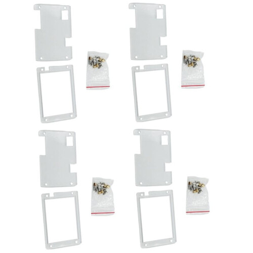 Kit com 4 Unidades de Gabinete Acrílico NerdminerV2 de 2,8 Polegadas para Minerador NMminer Solo 1