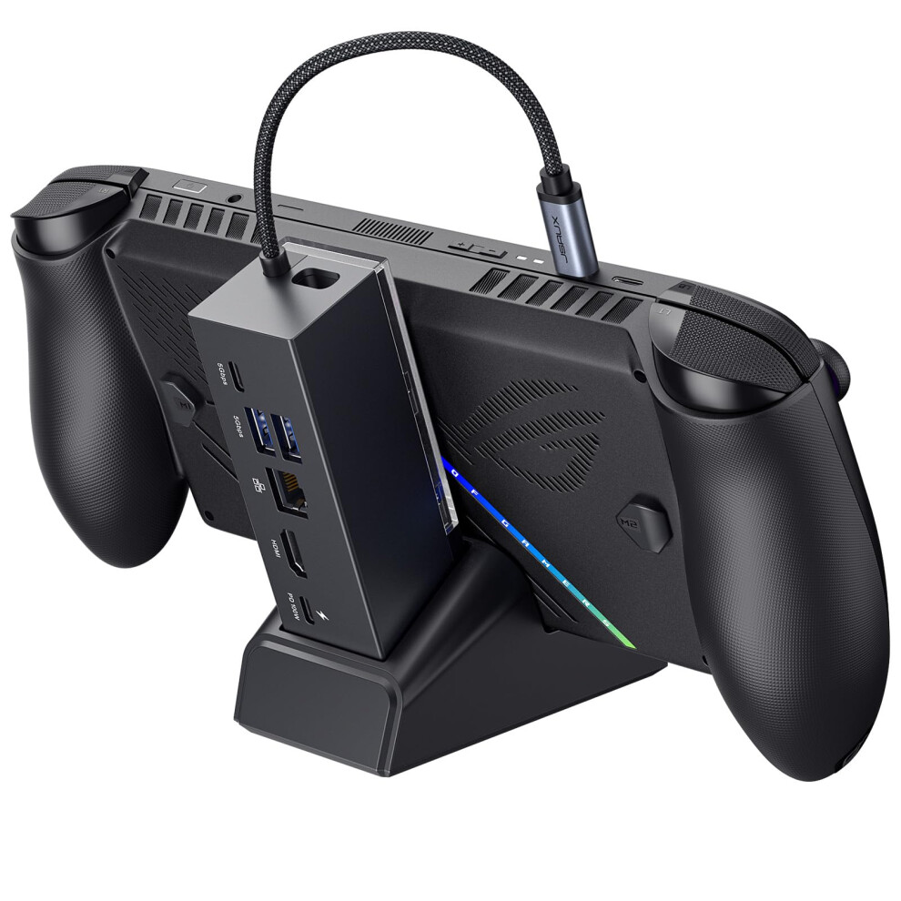 Jsaux Docking Station For Rog Xbox Ally X (2025)/Rog Ally X/Rog Ally/Steam Deck/Legion Go/Legion Go S, 6-In-1 Dock With Hdmi 4K@120Hz, Gigabit Ethern 5002193582948