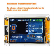 4er-Set 2,8-Zoll-NerdminerV2-Acrylgehäuse für 2,8-Zoll-NMminer-Gehäuse-Kit Solo-Miner-Gehäuse