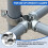 4 Pcs Adjustable Upright Clamp for Wedding, Events, Exhibitions, 1.5" or 2" Diameter Pipe and Drape Accessories 5