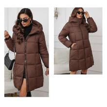 (S, red) Women Long Slim Warm Hooded Winter Down Jacket Coat Outwear Wadded Parkas Cotton Padded