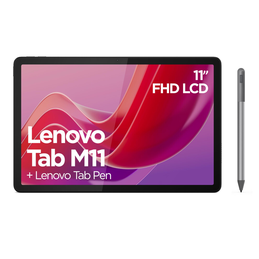 Lenovo Tab M11 Android Tablet | 11 Inch Full Hd 1200P | 128 Gb | Tab Pen | Wifi | 4 Gb Ram | Luna Grey | Designed For Portable Entertainment