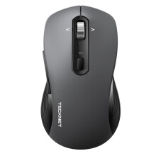 TECKNET Bluetooth Mouse 4800 DPI Wireless Mouse 4-Way Scrolling Silent Mouse Bluetooth 3.0/5.0 and 2.4GHz Connectivity with 6 Adjustable DPI Mice 24-