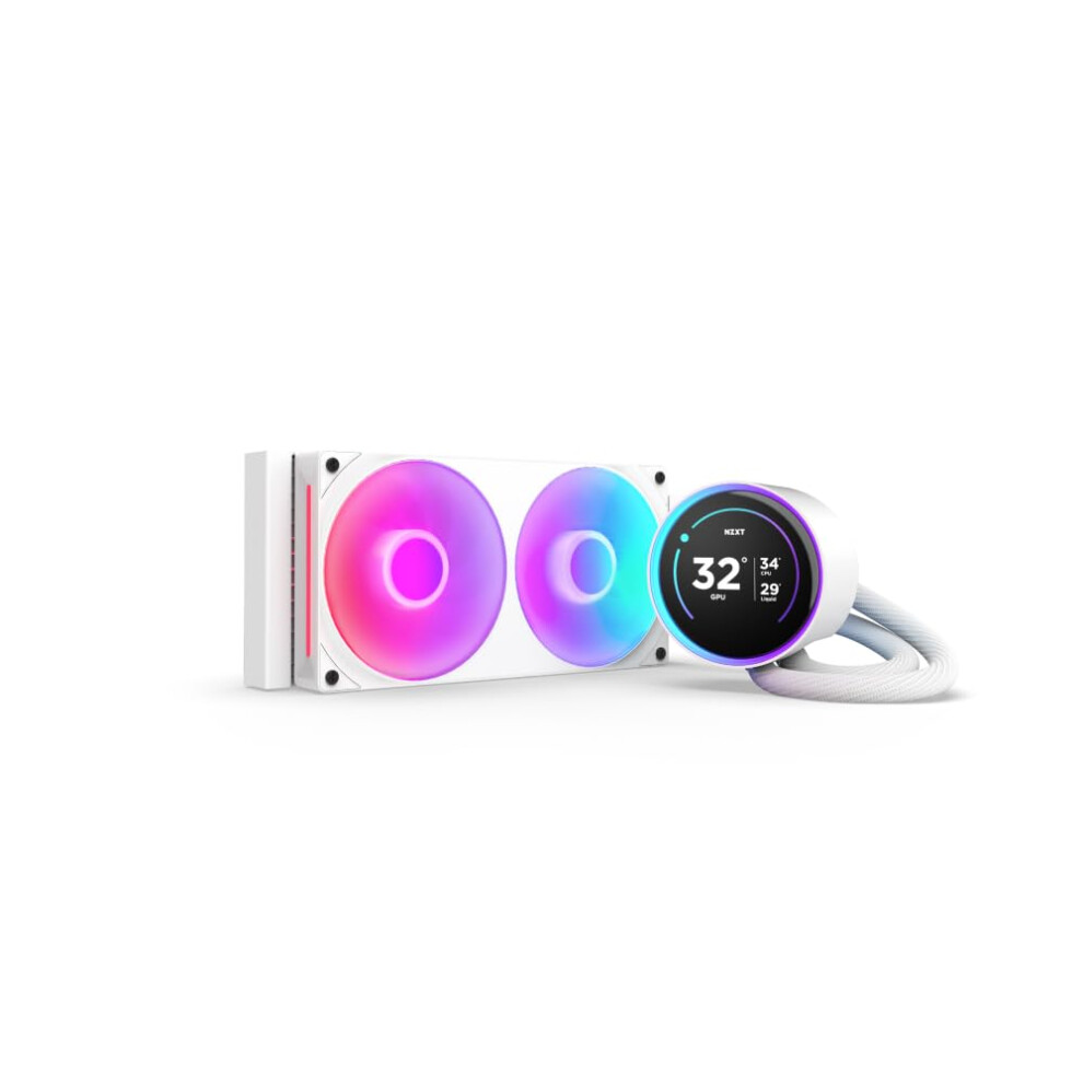 Nzxt Kraken Elite 240 Rgb - Aio Cpu Liquid Cooler - 240Mm Radiator - F240 Rgb Core Fan - Customizable 2.72" Ips Lcd - Nzxt Turbine Pump - Intel Lga 4977947661846
