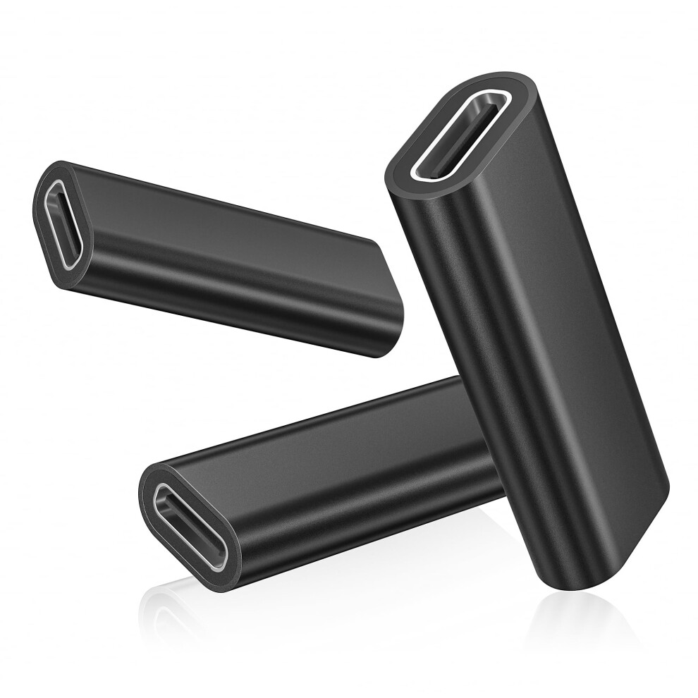 Basesailor Usb C Female To Female Adapter 3Pack,Usbc 3.1 10Gbps 100W Pd Coupler For Connecting Two Type C Cable,Thunderbolt 4 3 Compatible Extension 3547078326047