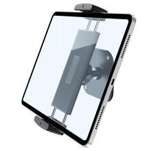 Lucrave Tablet Wall Mount, Aluminum iPad Wall Mount Holder, 360 Rotation Adjustable, Compatible with iPad Pro/Mini, Galaxy Tab, Surface Pro, Kindle,