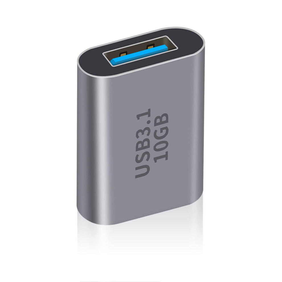 Duttek Usb C Female To Usb Female Adapter 3.1 Gen2, Usb 3.1 A To Usb Type C Adapter Double-Sided 10Gbps Support Data Sync And Charging For Laptop, Pc 3158379147844