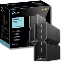 TP-Link Archer BE550 Tri-Band BE9300 WiFi 7 Router, 6-Stream 9.2Gbps Speed WiFi Router, Full 5x 2.5G WAN/LAN Ports, 6x Internal Antennas Covers Up to