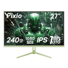 Pixio PX279 Wave Mint Green 27 inch 240Hz Refresh Rate FHD 1080p Resolution Fast IPS Panel 1ms GTG Resonse Time Gaming Monitor with Adaptive Sync