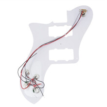 Chicote de Fiação Pré-Instalado para Guitarra Elétrica Estilo Tele Deluxe, Na Cor Vermelha Tartaruga