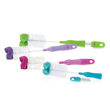 Nuby Bottle Nipple Brush, Colors May Vary