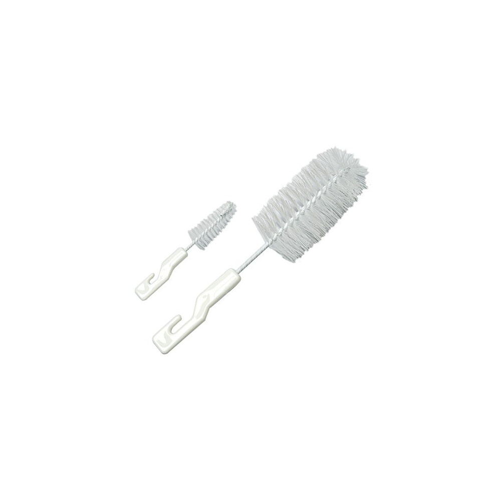 Sure Baby Childrens Bottle & Teat Cleaning Bristle Brush Set - 2 Brushes 1 X Large + 1 X Small