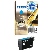 Epson 16 Cyan Pen & Crossword, Genuine, DURABrite Ultra Ink