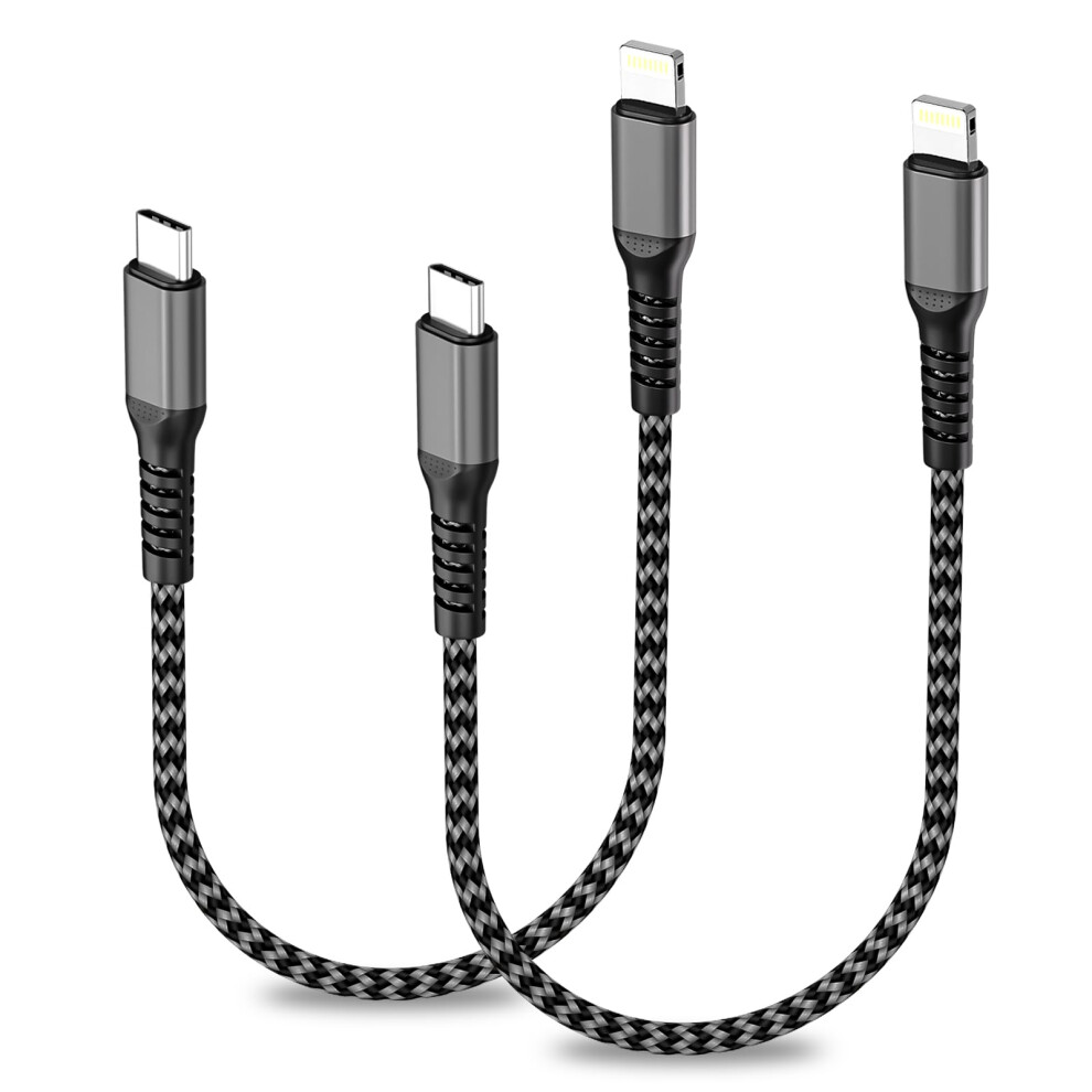Usb C To Lightning Cable 0.3M 2Pack Iphone Charger Cable [Mfi Certified], Usb C Charger Cable Fast Charging Type C To Lightning Cable Iphone Lead Wir 9125025362955