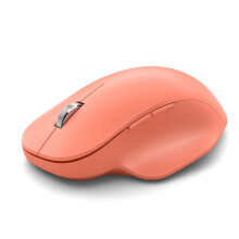 Microsoft Bluetooth Ergonomic Mouse, Peach - All-Day Comfort with Soft Thumb Rest, Connect Up to 3 Devices, 3 Programmable Buttons, PC & Mac Compatib