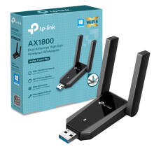 TP-Link Archer TX30U Plus AX1800 USB 3.0 WiFi Dongle, Dual Band USB WiFi Adapter for PC with 2 Adjustable Antennas, MU-MIMO and OFDMA, WPA3 Encryptio
