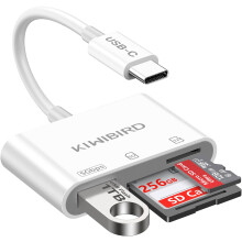KiWiBiRD USBC SD Card Reader, SD to USB C Card Reader Memory Card Adapter