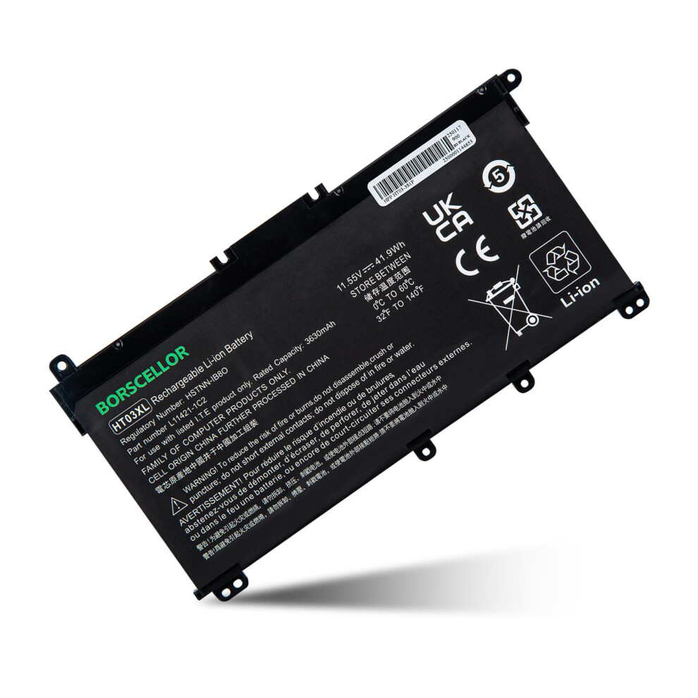Ht03xl L11119-855 Battery For Laptop Hp Pavilion 14-Ce 14-Cf 14-Ck 14-Cm 14-Dh 14-Dk 14-Df 14-Ma 14Q-Cs 14Q-Cy 15-Cs 15-Dq 15-Da 15-Db 15-Cw 17-By 17 5000041655097