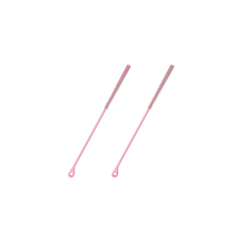 2 Pcs Silicone Straw Cleaner Brush, Straw Cleaning Brush, Reusable Straw Brush For Straws, For Metal, Glass Straws, Bendable Travel Drinking Bottle Shweehon