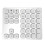 Dual  Numeric Keyboard Rechargeable Wireless Numpad for PC Laptop Windows Slinet Digital Keyboard-Silver 1