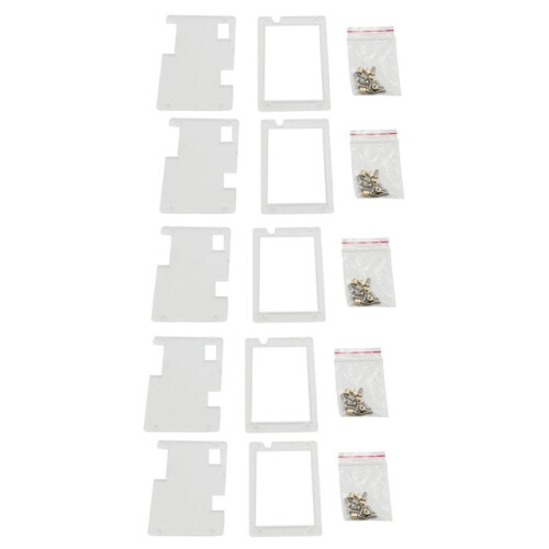 Kit com 5 Unidades de Gabinete Acrílico NerdminerV2 de 2,8 Polegadas para Minerador NMminer Solo 1