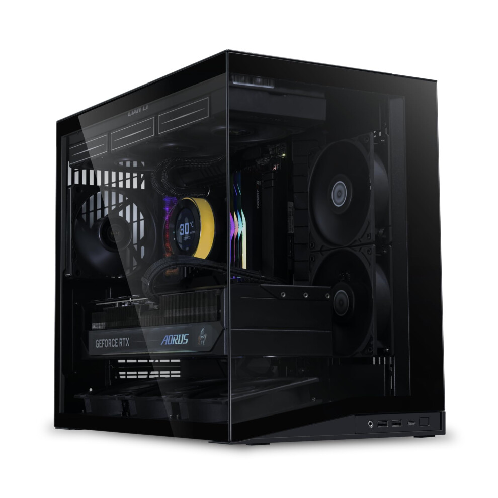 Lian Li O11 Dynamic Mini V2 Flow Midi-Tower Case - Black 4130758013505