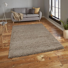 Everest 5 cm Thick Pile Shaggy Modern Area Rugs Small To Large Rugs Floor Living Room Hall Bedroom Rugs Rug Runners Beige 160 x 230 cm (5feet 3 Inch x