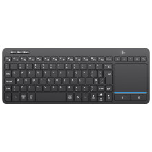 Bnnwa Multi-Device Wireless Keyboard with Trackpad, Bluetooth Keyboard with Big Size Touchpad,Support 3 Devices for PC,Windows, Android, Chrome OS, L