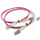 OM4 LC-zu-LC-UPC-Glasfaser-Patchkabel, Multimode-Duplex-MMF, 50/125 Μm, 40 Gbit/S, Knickfest, 2,0 mm Glasfaserkabel, 10 Meter 7
