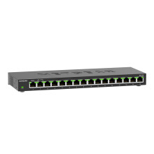 NETGEAR 16 Port Gigabit Switch (GS316) | Unmanaged Network Switch | Ethernet Hub | Desktop or Wall Mount