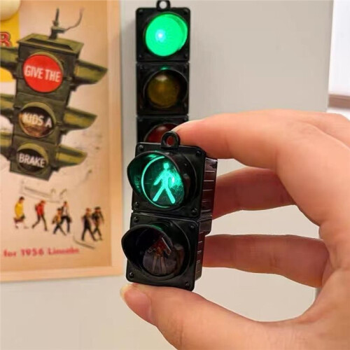 Refrigerator Sticker Traffic Light Pedestrian Light  Magnetic Decoration Accessories Traffic Light 1