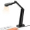 4K USB Document Camera for Teacher, 8MP Visualiser A3 with Dual Microphones, 3-Level LED Light, Image Invert, Foldable 2