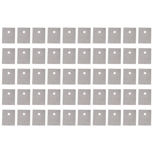 TO-247 Transistor Silicone Insulator Insulation Sheet 26mmx20mm 50 Pcs