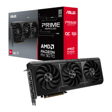 ASUS Prime Radeon RX 9070 OC Edition 16GB GDDR6 EVO Gaming Graphics Card (AMD Radeon RX9070, PCIe 5.0, 1x HDMI 2.1b, 3X DisplayPort 2.1a, 2.5 Slot De