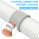 Pacote com 2 Conectores para Mangueira de Exaustão de Ar Condicionado Portátil, Diâmetro de 15 cm (5,9 Polegadas), Adaptador Universal 4