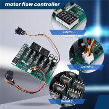 10-55V 12V 24V 36V 48V 55V 100A Motor Speed Controller PWM HHO RC Reverse Control with LED Display