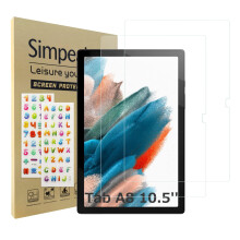 Simpeak 2 Pack Screen Protector Compatible for Samsung Galaxy Tab A8 10.5'', Tempered Glass Compatible with Samsung Tab A8, Replacement for Galaxy Ta