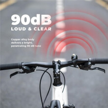 ROCKBROS 1 Timbre Clásico para Bicicleta, Sonido Fuerte para Bicicletas de Carretera y Montaña, Se Adapta A Manillares de 0,87-1,25 Pulgadas/22-31,8
