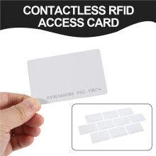 10 Pcs White 125Khz 0.8mm RFID Access Proximity Card