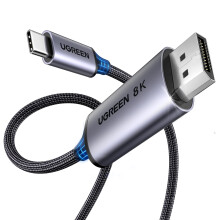 UGREEN USB C to DisplayPort 1.4 Cable 2m Bi-directional 8K@60Hz 4K@240/144/120Hz Type C Thunderbolt DP HDR VRR ALLM G-Sync Compatible with MacBook iM