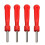 4 pcs Tyre Valve Core Remover Removal Tire Repair Tool Screw Driver 1