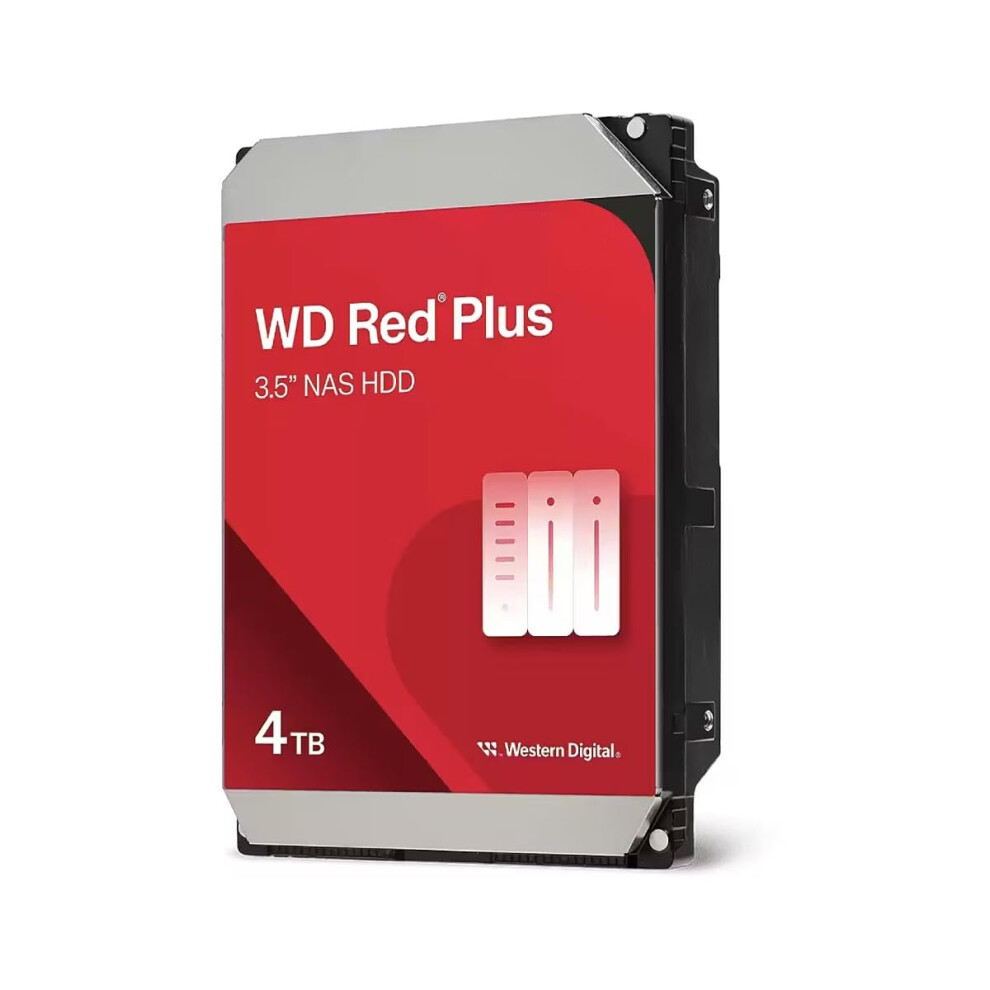 Wd Plus 4Tb Nas 3.5" Internal Hard Drive - 5400 Rpm, Sata 6Gb/S, Cmr, 128Mb Cache Red 3603831598745